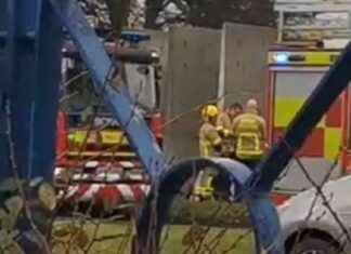 Fire at Former Crown Paints Site in Coolock: Emergency Services Response fire-at-former-crown-paints-site-in-coolock-emergency-services-response